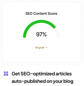 SEO-optimized articles auto-published on your blog