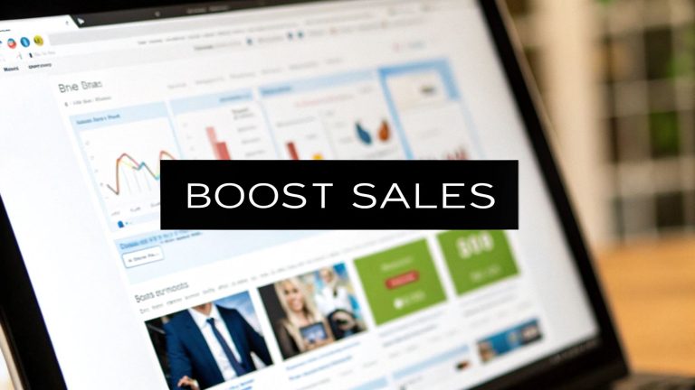 Boost sales SEO promotional image. Website Services-Kansas City.