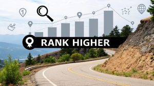 Rank higher SEO promotional image. Website Services-Kansas City.