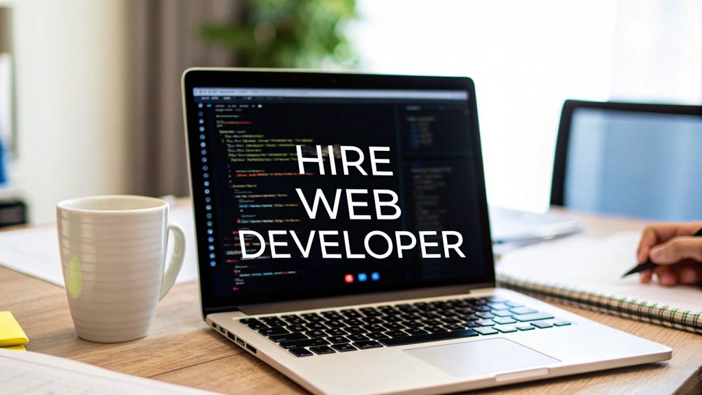 Hire Web Developer SEO promotional image. Website Services-Kansas City.