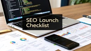 SEO launch checklist promotional image. Website Services-Kansas City