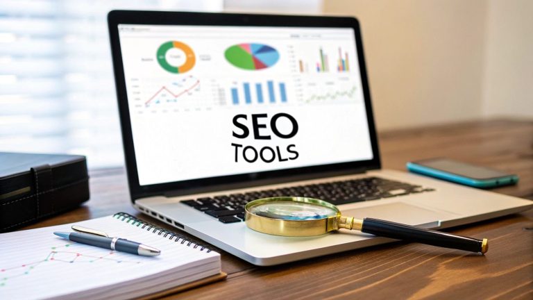SEO tools promotional image. Website Services-Kansas City.
